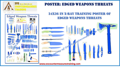 Edged Weapon Threat Training Poster