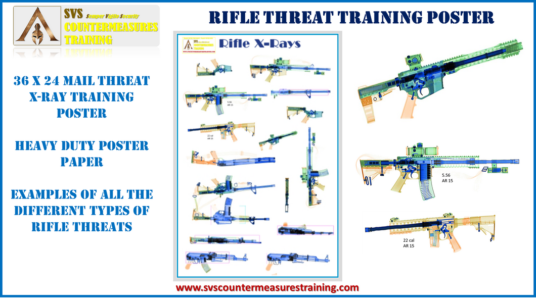 Rifle X-Ray Training Poster