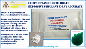 INERT Potassium Chlorate X-Ray Accurate Explosive Simulant