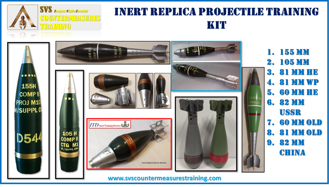 Inert Replica Projectile Training Kit