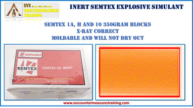 INERT Semtex 350 gram blocks X-Ray correct Explosive Simulant