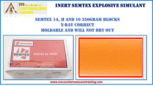 INERT Semtex 350 gram blocks X-Ray correct Explosive Simulant