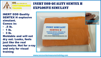 INERT Semtex H Explosive Simulant EOD