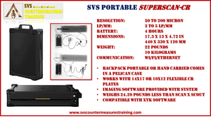 SUPERSCAN-CR Portable x-ray scanner