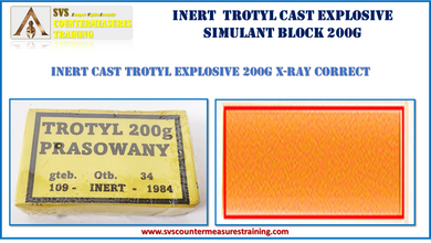 Inert Trotyl 200g Explosive simulant