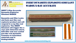 Inert Dynamite Explosive Simulant WABOX x-ray